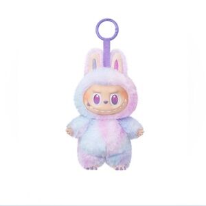 Pastel Plush Bunny Keychain